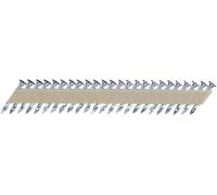3.4mm x 35mm Zincato Metallo Connettore Contorto Chiodi, 1000 Confezione -