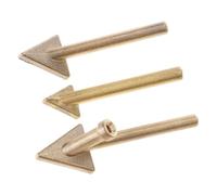 3/4Pcs Punte di Saldatura Ferro Triangolare Coppers Testa Saldatore Accessori di Ricambio per Auto Paraurti Riparazione Saldatore