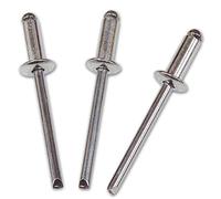 3,4X14 MM RIVETTI ALLUMINIO A STRAPPO - CONFEZIONE 100 PZ- BRIXO RIVETTATRICE RIVETTO