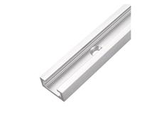 3/4x3/8 pollici binario for lavorazione del legno a T scanalatura 300-800 mm mitra jig vite fissaggio tavolo sega fresatrice strumento fai da te T-Slot Binario(Silvery,800mm(31.5inch))
