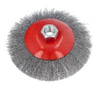 3-5-10-pcs SPAZZOLE SPAZZOLA CIRCOLARE M14 CONICA ATTACCO 115mm