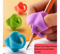 3/5/10 pezzi di Impugnaturo ergonomico per matite per bambini - Supporto per la scrittura a 3 dita per bambini in età prescolare e studenti, ausilio per la postura per imparare a scrivere, per il rito