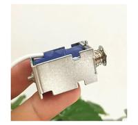 3/5/10 pezzi di tipo a spinta, elettromagnete magnetico a solenoide CC 12 V diretto, telaio micro mini, corsa serratura porta hotel 6 mm per generatore fai da te(3pcs)