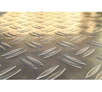 3,5/5 mm in alluminio a forma di Lacrima Duetto in alluminio Metallo Riffelblech 400 500