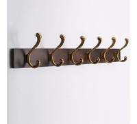 3/5/6 Ganci, Appendiabiti Da Parete In Legno, Porta Asciugamani Sopra La Porta, Attaccapanni Decorativo Per Giacche Cappelli Borse Portachiavi(60cm/23.6in)