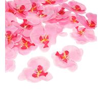 3.5" Artificiale Orchidea Fiore Teste,40pz per Floreale Decorazione,Rosa