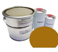 3,5 Litri Set 2K Vernice Auto Idoneo per lada 208 Golden Ocra Lackpoint Tuning O