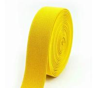 3/5 metri 10-50 mm elastici per pantaloni elastico in vita nastri elastici cintura fai da te biancheria intima vestiti accessorio da cucire-giallo-25 mm-3,0 metri