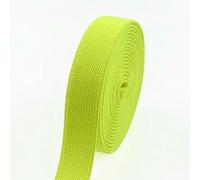 3/5 metri 10-50 mm elastici per pantaloni elastico in vita nastri elastici cintura fai da te biancheria intima vestiti accessorio da cucito-giallo fluorescente-25 mm-3,0 metri