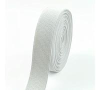 3/5 metri 10-50 mm elastici per pantaloni elastico in vita nastri elastici cintura fai da te biancheria intima vestiti accessorio da cucire-bianco-25 mm-3,0 metri
