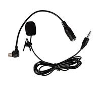 3 5 mm Lavalier microfono a spina per 3 3 + 4 Action Camera Clip On Microfono per registrazione video interviste riunioni