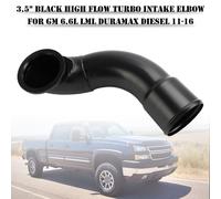 3.5 " Nero Alto Flusso Turbo Aspirazione Gomito Per GM 6.6L LML Duramax Diesel