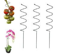 3/5 Pcs Tomato Twist Stake,Spiral Tomato Stakes, Reusable Climbing Plant Stake Tower Plant Supports,Support Tools for The Garden,for Tomatoes Beans,Flowering Vines & Other Climbing Plants (A-3pcs)