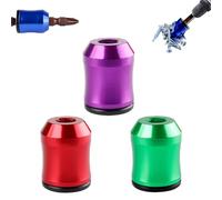 3/5 PcsMagnetizer & Demagnetizer Tool Set, 1/4" Hex Screwdriver Head Magnetizer Demagnetizer Tool, Premium Alloy Drill Accessories for Fastening & dIY Repair (3-B)