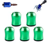 3/5 PcsMagnetizer & Demagnetizer Tool Set, 1/4" Hex Screwdriver Head Magnetizer Demagnetizer Tool, Premium Alloy Drill Accessories for Fastening & dIY Repair (5-C)