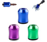 3/5 PcsMagnetizer & Demagnetizer Tool Set, 1/4" Hex Screwdriver Head Magnetizer Demagnetizer Tool, Premium Alloy Drill Accessories for Fastening & dIY Repair (3-E)