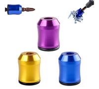3/5 PcsMagnetizer & Demagnetizer Tool Set, 1/4" Hex Screwdriver Head Magnetizer Demagnetizer Tool, Premium Alloy Drill Accessories for Fastening & dIY Repair (3-F)