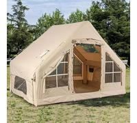 3-5 Persone Famiglia Tende Gonfiabili per Il Campeggio, 6m² Impermeabile 4-Stagione Blow-Up Aria Tenda Con Pompa, Tende Glamping All'aperto Grande Famiglia Tenda, Per Gli Amici, Famiglia, I Viaggi