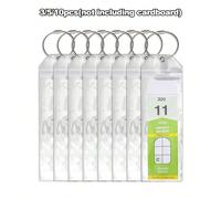 3/5 pezzi di etichette per bagagli da crociera trasparenti con anello, accessori essenziali per crociere, portaetichette per crociere Royal Caribbean e Celebrity Cruises, accessori per crociere per gl