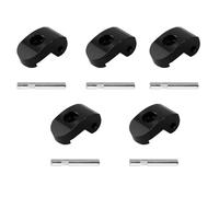 3/5 pezzi Gancio pieghevole rinforzato compatibile con Xiao-mi M365 Pro Pro2 Cerniera di blocco in lega di alluminio for scooter elettrico con parti di chiusura(Yellow)