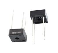 3/5 pezzi KBPC1006 Raddrizzatore a ponte 10 A/600 V DIP-4 Ponte quadrato(3Pcs)