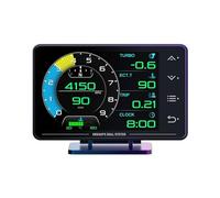 3.5 Pollici OBD2 + GPS HUD Gauge Car Digital Head Up Display Tachimetro Turbo RPM Allarme Temp Computer Di Bordo Accessori Auto