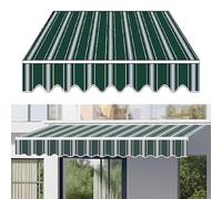 3,5 x 2,5 m/12 x 2,5 m tessuto a righe tenda da sole di ricambio materiale per giardino balcone patio resistente stoff per protezione esterna