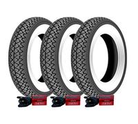 3.50-10 51J VESPA PX 125/150 TRE GOMME PNAUMATICI KENDA K333 CAMERE D'ARIA KENDA
