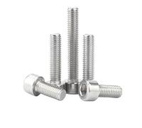 3/50 pezzi GB70.1 M1.6 M2 M2.5 M3 M4 M5 M6 M8 304 A2-70 in acciaio inossidabile con esagono incassato, testa liscia, bullone a brugola, 6-50 mm(45mm,10pcs M3.5)