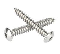 3-50 Pz M2 .5 M3 M4 M5 M6 304 Bottone In Acciaio Inox Testa Rotonda Allen Esagonale A Esagono Incassato Vite Autofilettante For Legno(8mm,M2.5-50pcs)