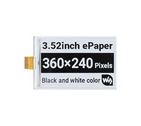 3.52inch E-Paper E-Ink Raw Display 360 × 240 Pixels Resolution SPI Interface Black/White Color