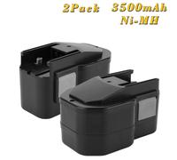 3,5Ah per AEG 48-11-1000/48-11-1014/48-11-1024 BS14X 2Pcs 14.4V Ni-MH Batteria