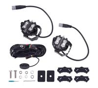 3.5inch LED Pod Light Spot Beam For Mining Truck SUV White Amber DRL IP68 270°