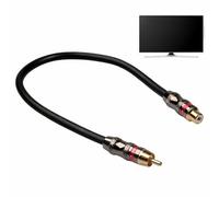 3.5mm Audio Extension Cable 1ft Stereo Adapter Male to Female Aux Cord