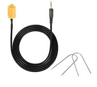 3.5mm AUX Cavo Audio Adattatore e 2 Chiave di smontaggio autoradio per Fiat Grande Punto Alfa Romeo 159