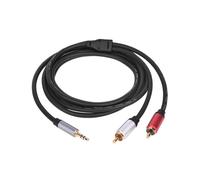 3.5mm Jack To 2 Rca Y Splitter Cable/dual Rca Male To Dual Rca Male Connector
