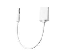 3.5mm Maschio AUX Audio spina Jack A USB 2.0 Femmina Cavo convertitore Cavo MP3 per Smartphone Cellulari
