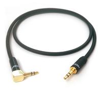 3,5mm Mini-Jack Toppa Aux Microfono Kopfhörer- Cavo ad Angolo Goblin 30cm - 3M