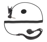 3.5mm Walkie Talkie Headset Ear Hook, Black, 1-Pin