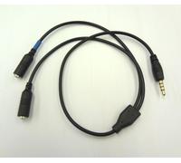 3.5mm Y-Training Cavo per 2 Computer Cuffia Con 3.5mm Spina A Compresse