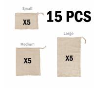 3 6 10 15 20pcs Riutilizzabile Produrre Eco Borsa Rete Frutta Verdura Shopping
