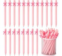 3/6/12 pezzi Penne a sfera con fiocco rosa Coquette, bomboniere per feste di ragazze, scuola, feste di compleanno, forniture per ufficio, matrimoni, articoli per festa di nascità a tema fiocco, regali