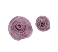 3-6,5 cm Rosa Testa Vestito Capelli Decorazione Festa Piccolo Fiore Fai da Te Fatto a Mano Accessori for Abbigliamento Costume Per DIY Matrimoni Torte Festa Casa Decorazione(Purple pink,6.5cm 10pcs)