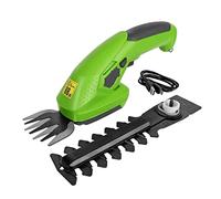 3.6/7.2V 2 In 1 Tagliasiepi elettrico Tagliasiepi senza fili agli ioni di litio Attrezzi da giardino ricaricabili Tagliasiepi for erba per giardino, prato(3.6V)