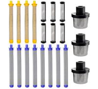 (3+6+8+4) Include filtro a pompa 288716, 288747 40 Mesh, 288749 60 Mesh, 288750 100 Mesh, kit filtro spruzzatore airless - compatibile con Graco Magnum ProX17 e ProX19, adatto a SG2 SG3 GunSpray S