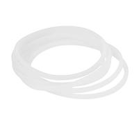 3/6 Pz Guarnizioni di Ricambio Set Compatibile wi Coperchio Bocca Larga Guarnizioni In Silicone Tappi In Gomma Per Magic Bullet Piatto/Cross Blade(6 PZ)