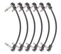 3/6Pcs Cavo Chitarra Elettrica Pedalboard Strumento Cavo Pedale Consiglio Patch Cavo Per Chitarra E Altri Strumenti Cavo Schermato A Basso Rumore Cavi Cavo di Collegamento Pedale Board Cavi