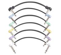 3/6Pcs Chitarra Patch Cavo Chitarra Pedale Cavo Effetto Nessuno Rumore Schermato Per Effetti Pedali Strumenti Connettori Cavi Adatto Per Gli Appassionati Di Musica