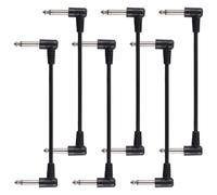 3/6Pcs Chitarra Patch Cavo Chitarra Pedale Cavo Effetto Nessuno Rumore Schermato Per Effetti Pedali Strumenti Connettori Cavi Adatto Per Gli Appassionati Di Musica