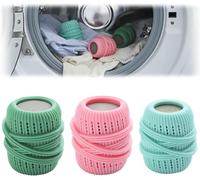 3/6pcs Palline per lavatrice - dispenser ammorbidente per bucato, palline riutilizzabili per asciugatrice, dispenser per ammorbidente per la casa, palline ammorbidenti per lavatrice (3pcs)